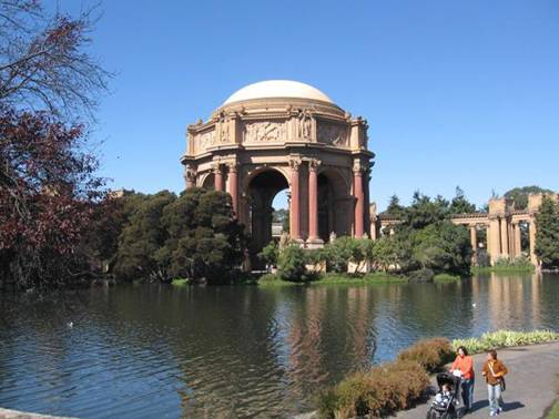 SF Palace of Fine Arts Water Feature